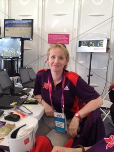 Inside XC control waiting for the off!