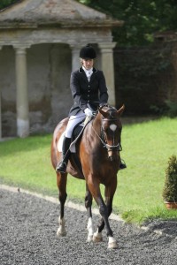 One of Amanda's pupils Chloe of GiftHorseEventing.co.uk