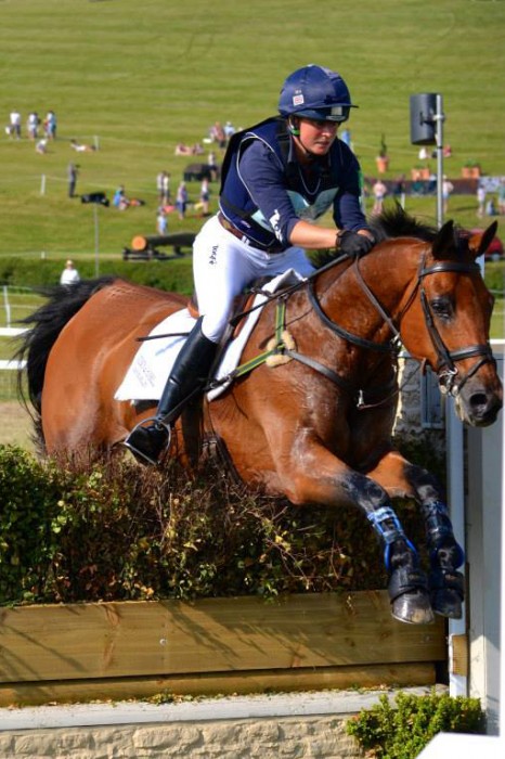 Piggy French on route to CIC*** victory on Tinkas Time. Photo © Vicky Davis