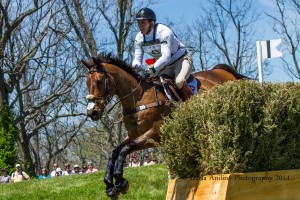 Robert Meyerhoff and Dunlavin's Token. Rolex Kentucky 3-Day Event 2014.