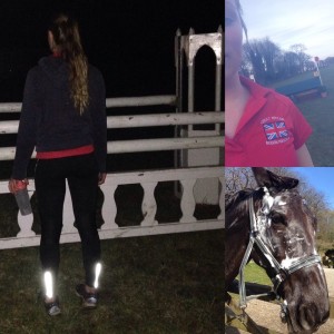 My Gatcombe 'run' and Nellie's bath