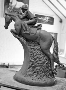 The clay base that will become the new Hannah Francis (& Wilberry) award